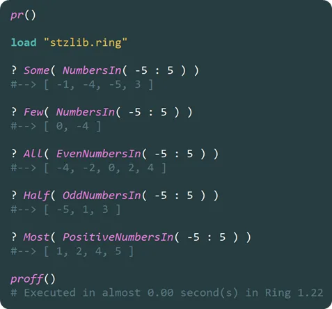 Probabilistic Quantifiers in Softanza in Action
