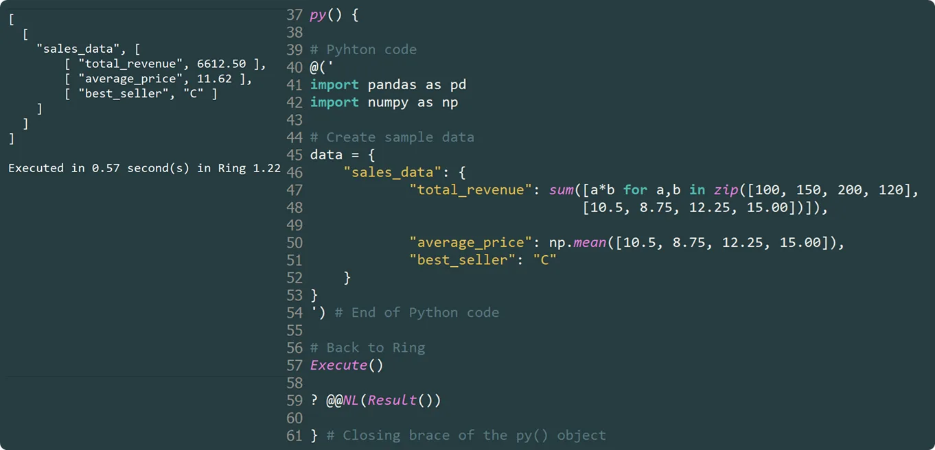 Python Code Running Inside Haro